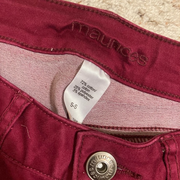 Dark red jeans - Picture 2 of 2